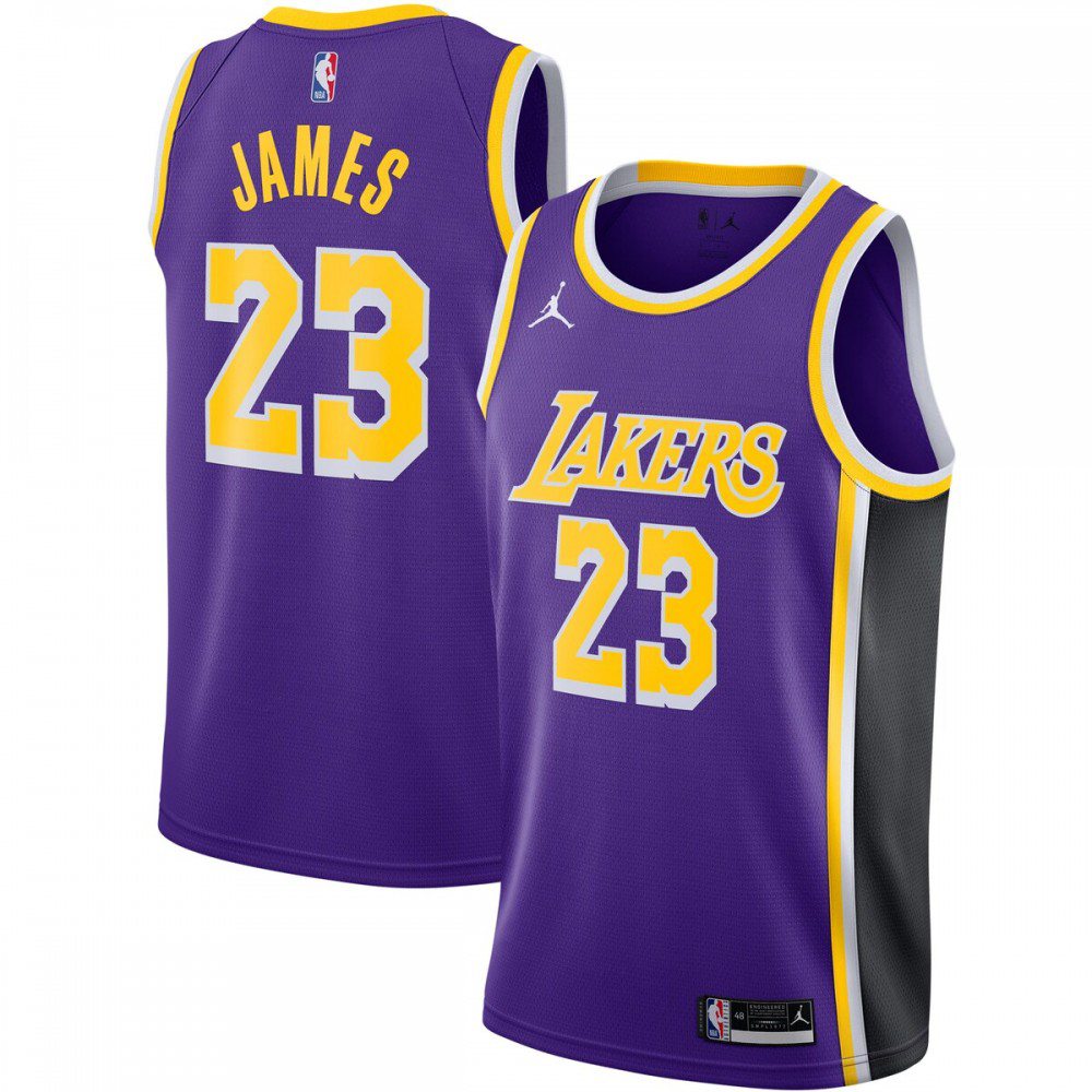 LeBron James Los Angeles Lakers Jordan Brand 2020/21 Swingman Jersey - Statement Edition - Purple-Pro Kit Vault | Brand New 26/27 Sports Jerseys